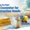 Choosing the Right Mini Excavator for Construction Needs